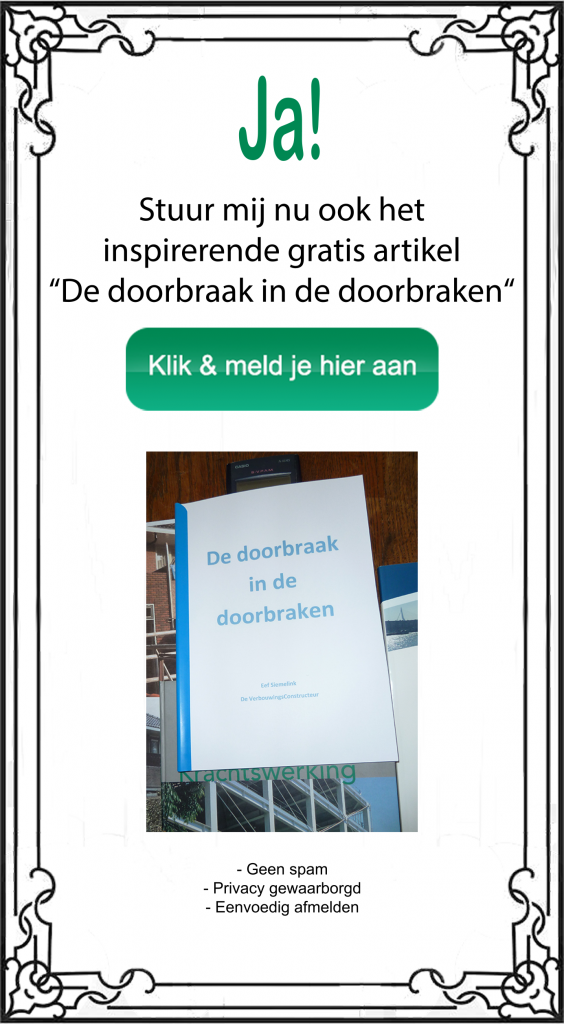 Boekcover - De doorbraak in de doorbraken